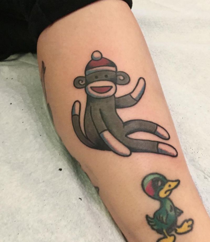 27 Unique Sock Monkey Tattoos for Your Inspiration