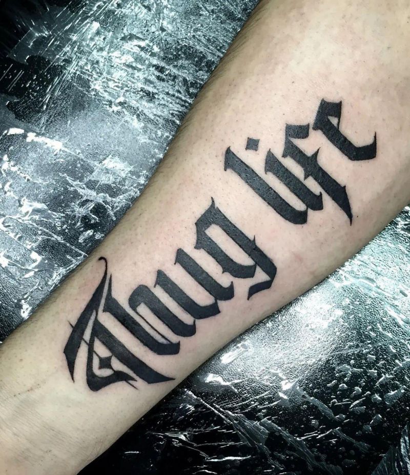 30 Unique Thug Life Tattoos For Your Next Ink