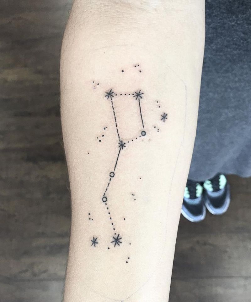 30 Unique Ursa Major Tattoos to Inspire You