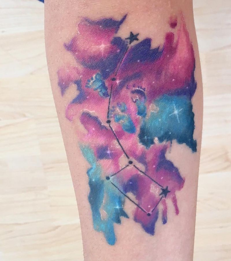 14 Unique Ursa Minor Tattoos You Can Copy