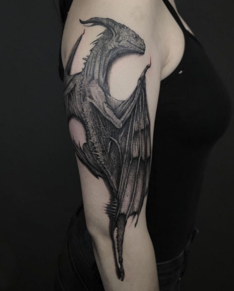 30 Unique Wyvern Tattoos You Must Love