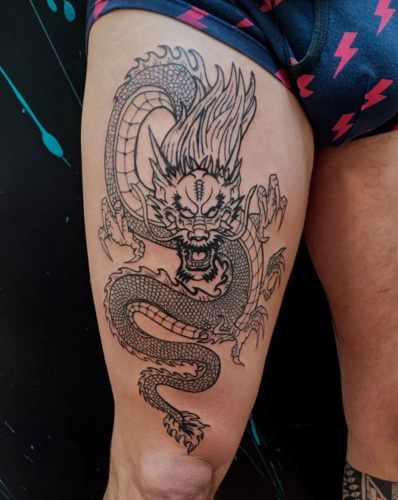 30 Pretty Chinese Dragon Tattoos You Can Copy