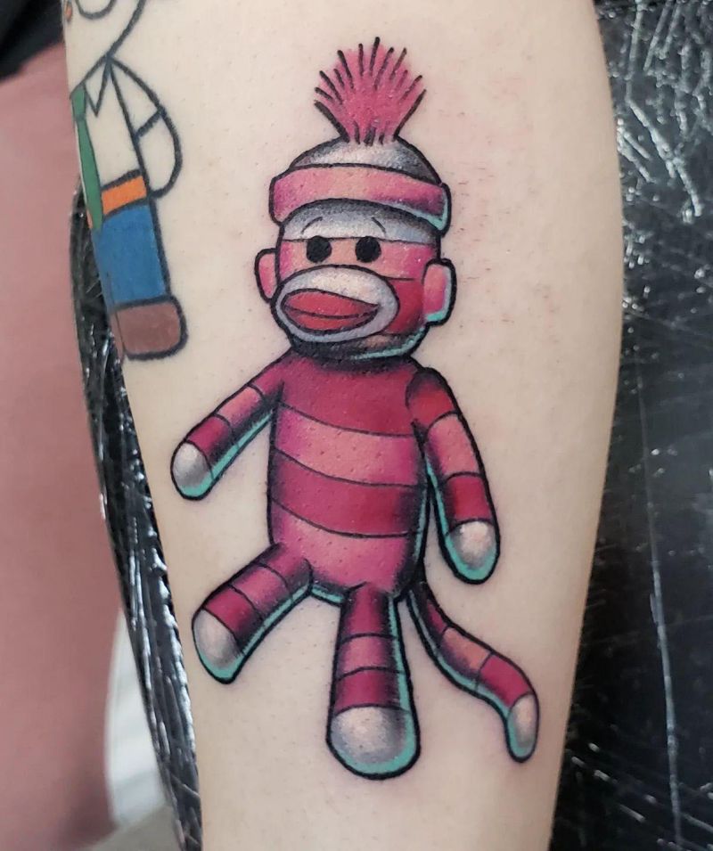 27 Unique Sock Monkey Tattoos for Your Inspiration