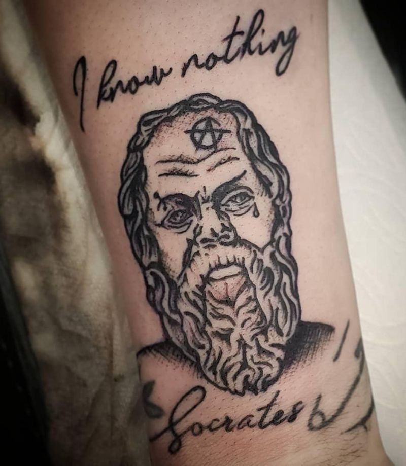 30 Unique Socrates Tattoos for Your Inspiration