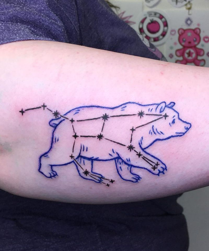 30 Unique Ursa Major Tattoos to Inspire You