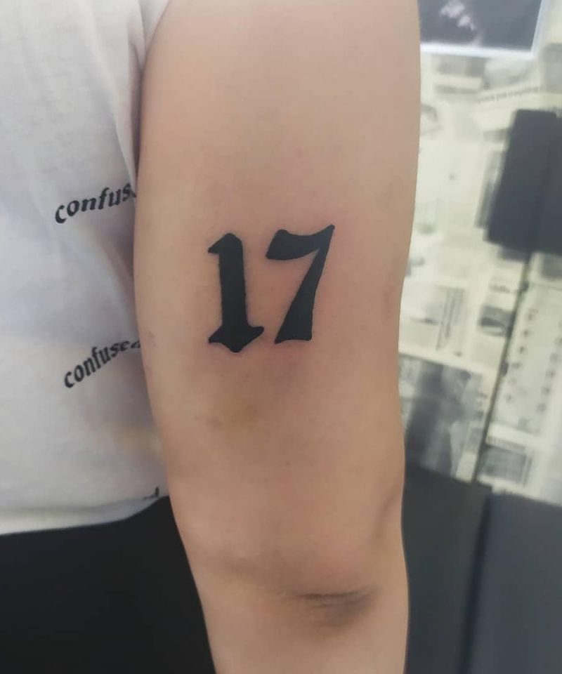 30 Unique 17 Tattoos You Can Copy