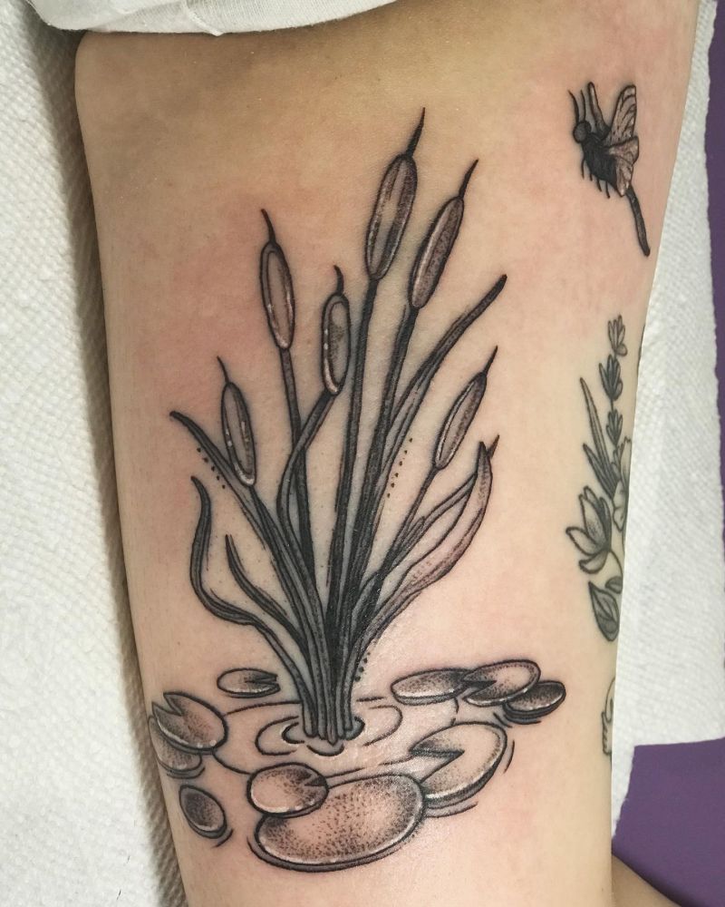 30 Pretty Cattail Tattoos For Your Next Ink