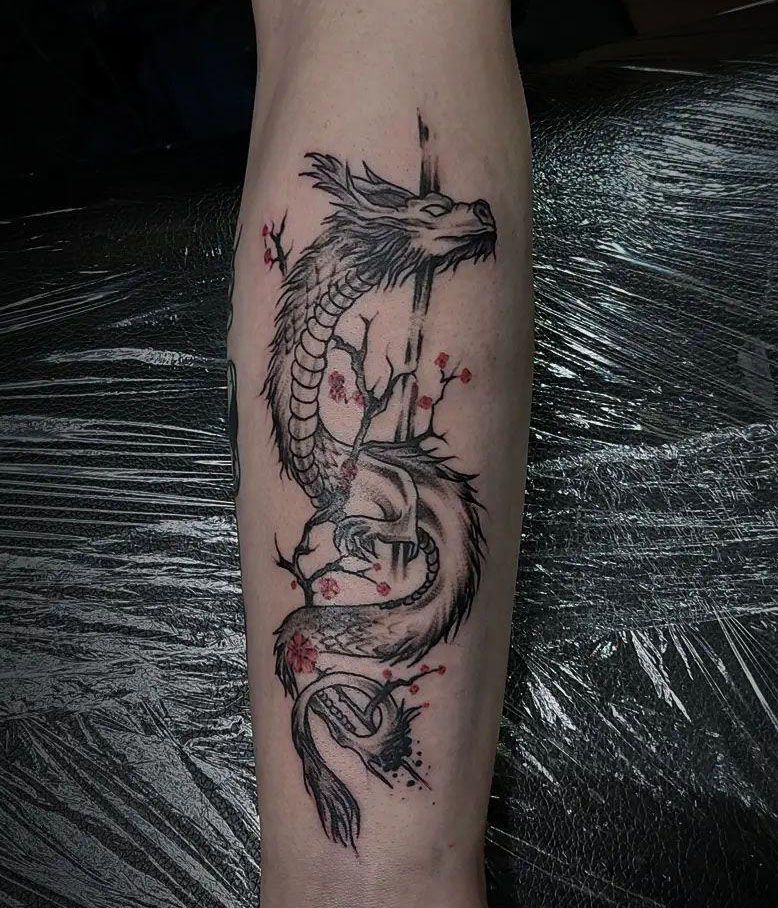 30 Pretty Chinese Dragon Tattoos You Can Copy