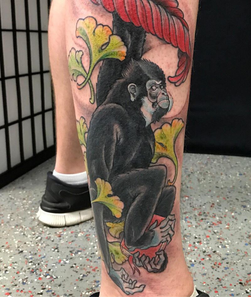 25 Unique Gibbon Tattoos for Your Inspiration