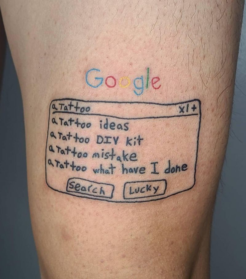 6 Unique Google Tattoos You Can Copy