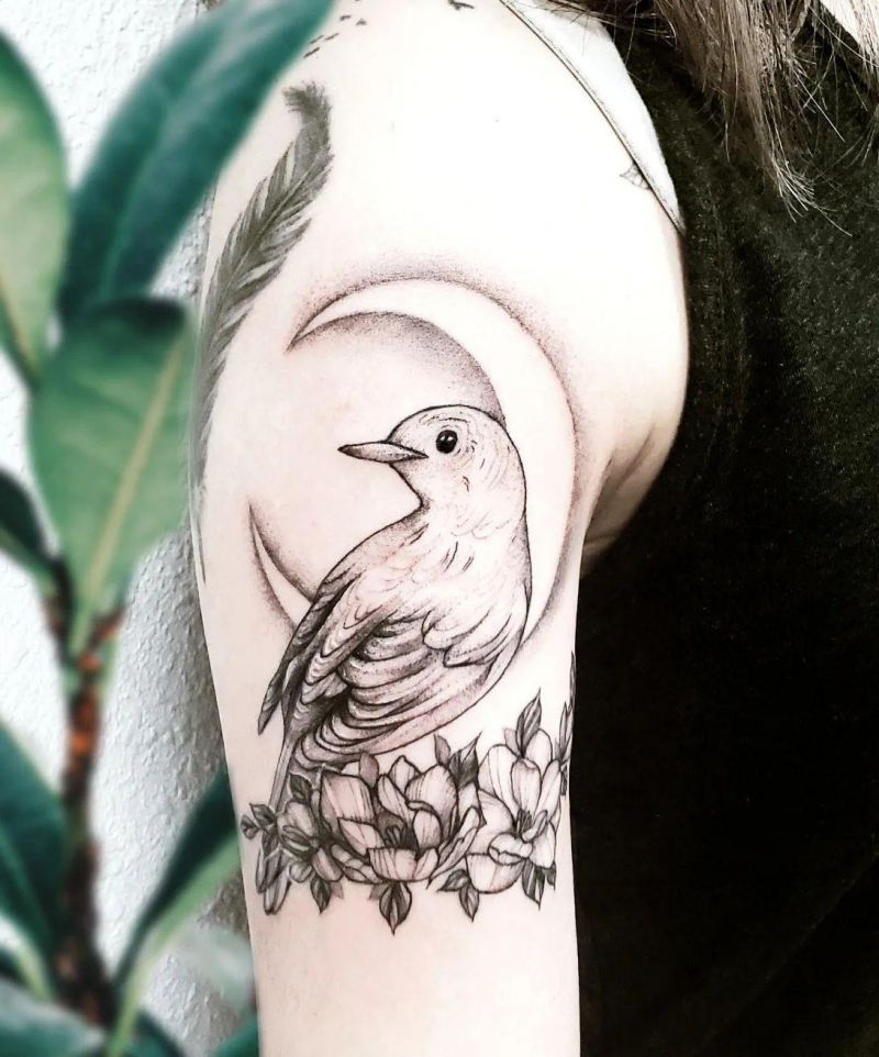 30 Unique Nightingale Tattoos to Inspire You