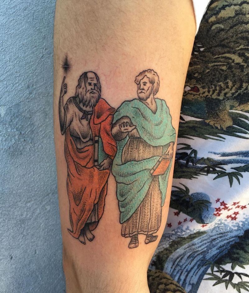 28 Unique Plato Tattoos You Must Love