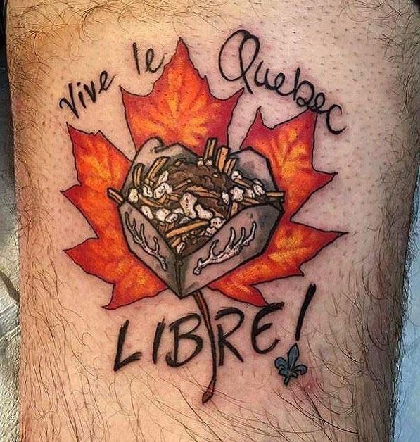 30 Unique Poutine Tattoos You Must Love