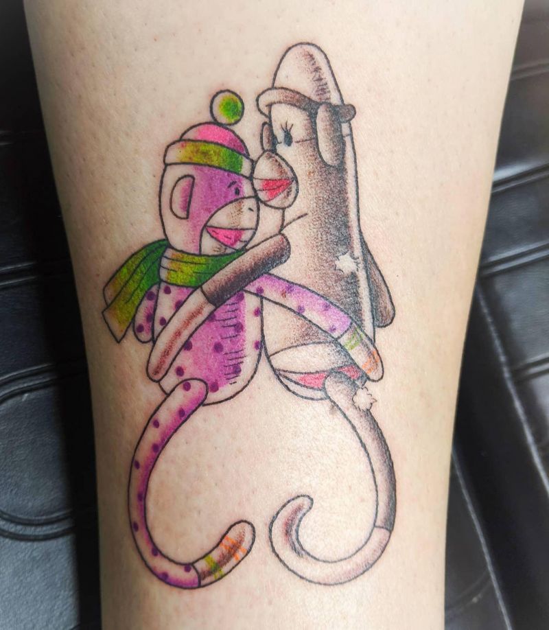 27 Unique Sock Monkey Tattoos for Your Inspiration