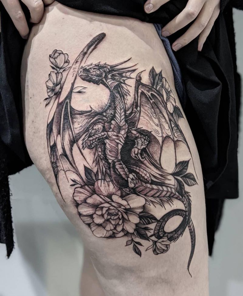 30 Unique Wyvern Tattoos You Must Love