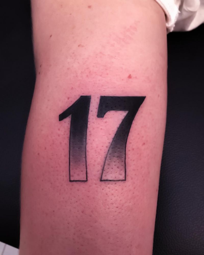 30 Unique 17 Tattoos You Can Copy