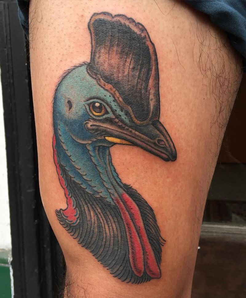 30 Unique Cassowary Tattoos You Must Love