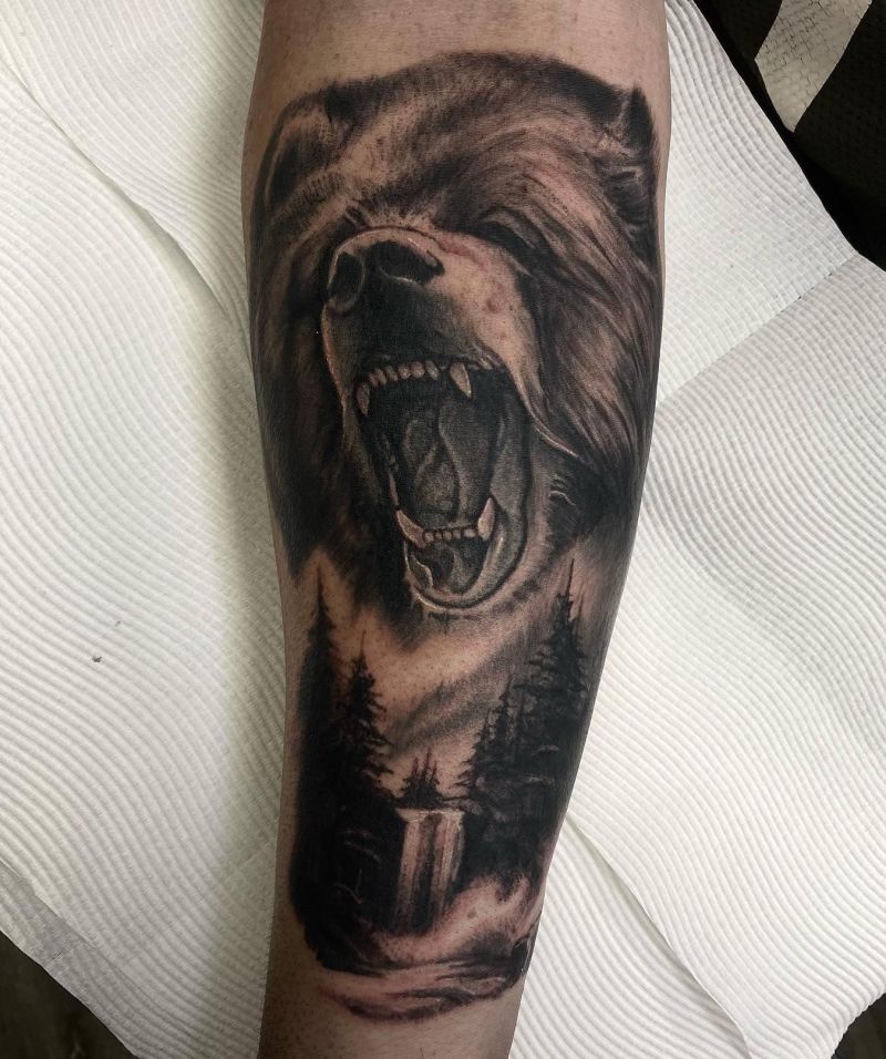 30 Awesome Grizzly Bear Tattoos For Your Next Ink