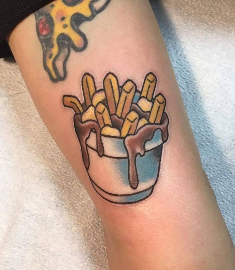 30 Unique Poutine Tattoos You Must Love