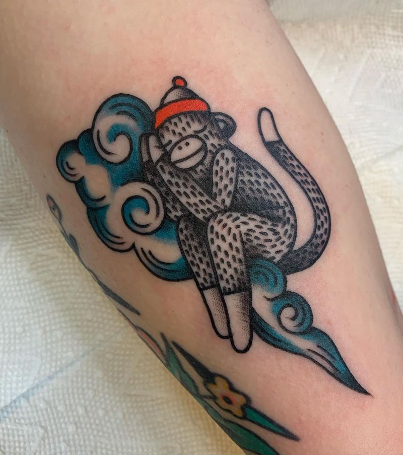 27 Unique Sock Monkey Tattoos for Your Inspiration