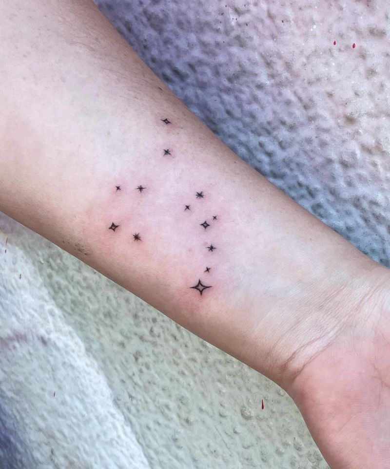 30 Unique Ursa Major Tattoos to Inspire You