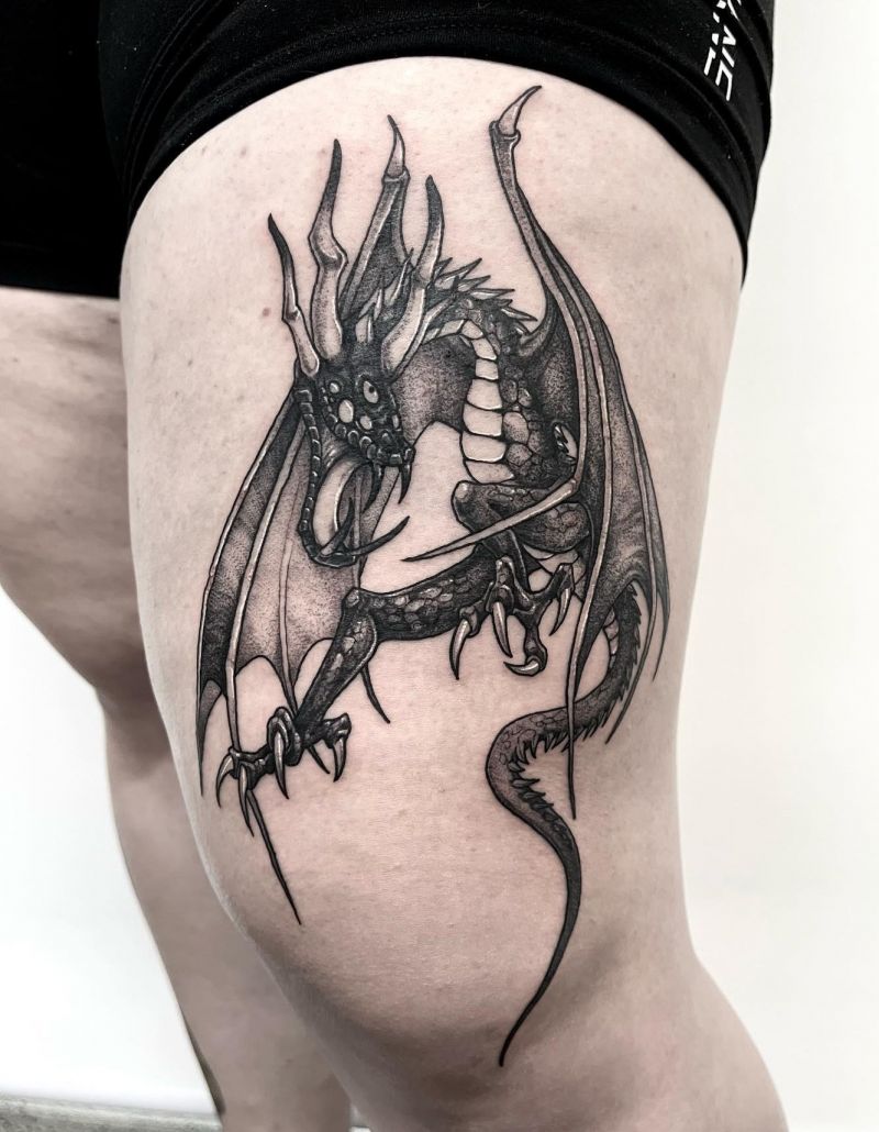 30 Unique Wyvern Tattoos You Must Love