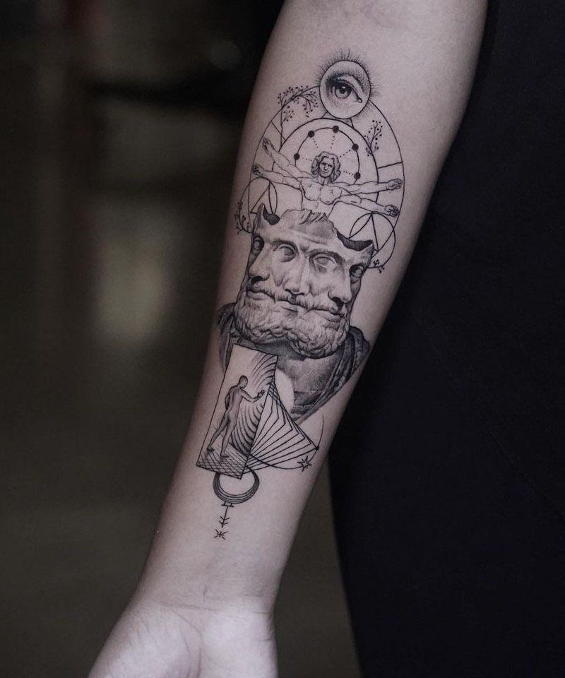 16 Unique Aristotle Tattoos to Inspire You