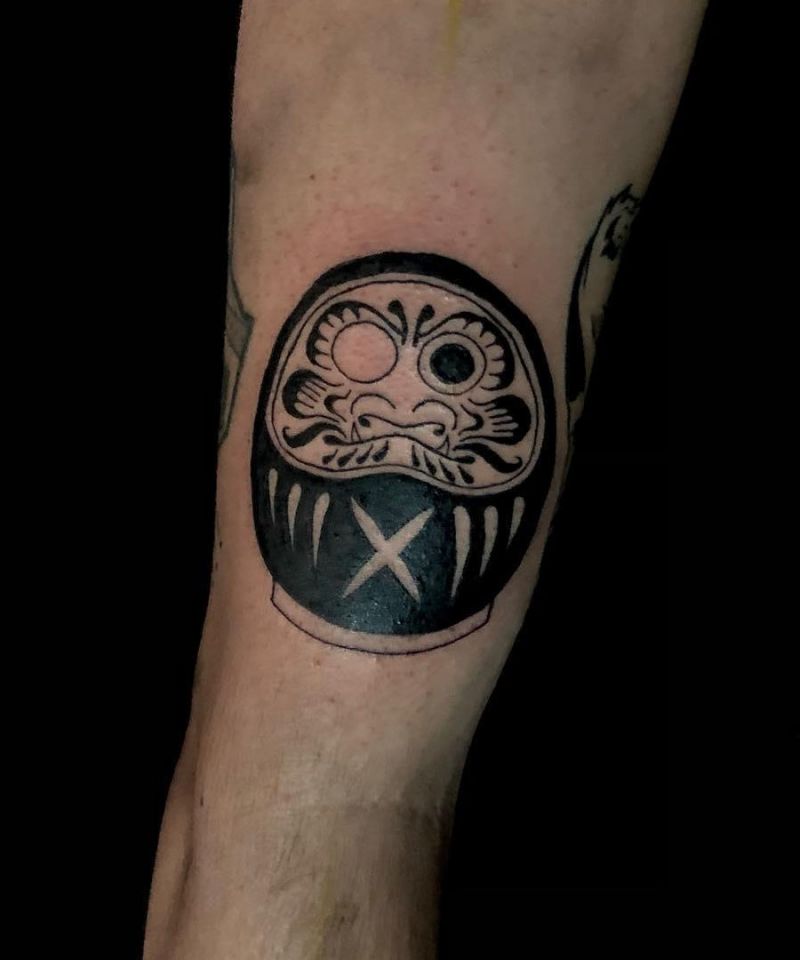 30 Unique Daruma Doll Tattoos for Your Inspiration