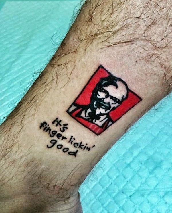 30 Unique KFC Tattoos You Must Love