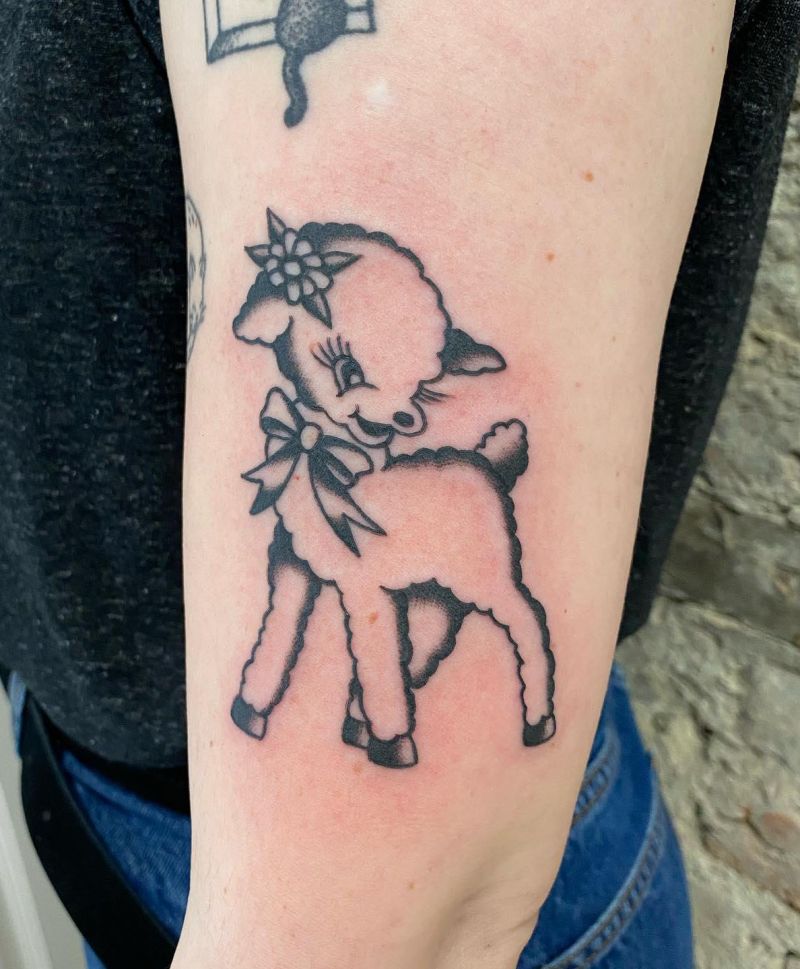 30 Cute Lamb Tattoos You Can Copy