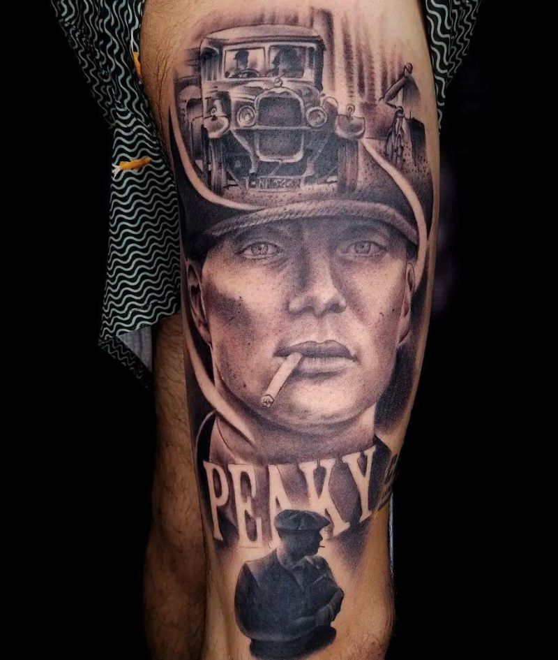 30 Excellent Peaky Blinders Tattoos You Must Love