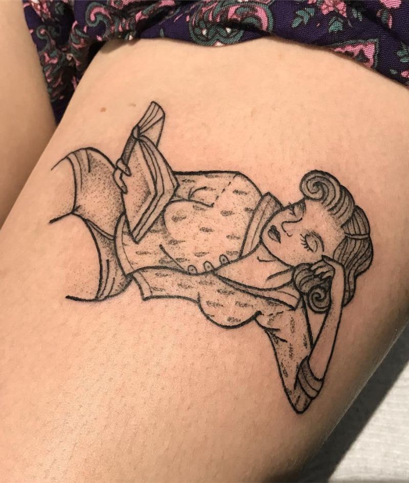 30 Unique Reading Tattoos You Can Copy