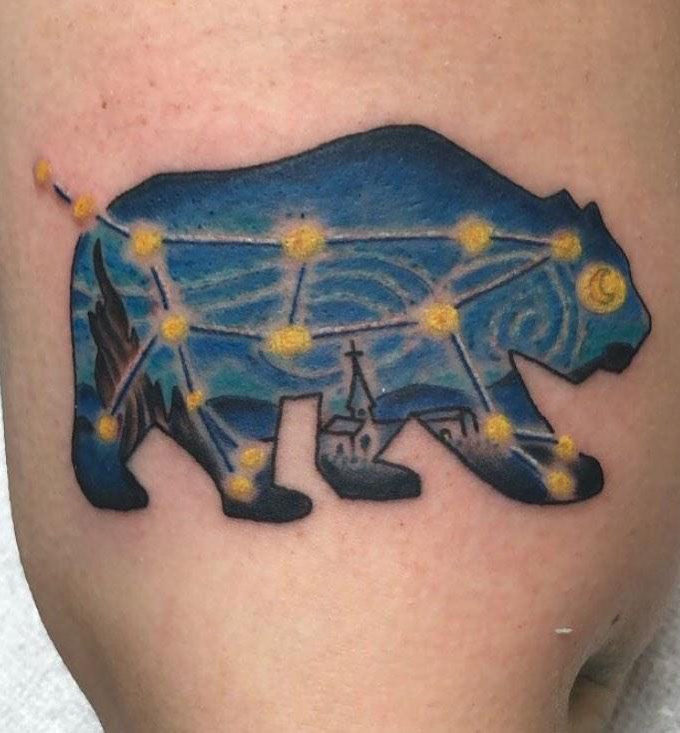 30 Unique Ursa Major Tattoos to Inspire You