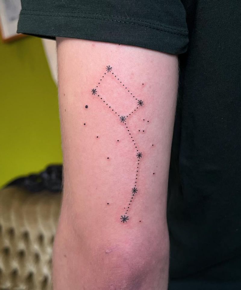 14 Unique Ursa Minor Tattoos You Can Copy