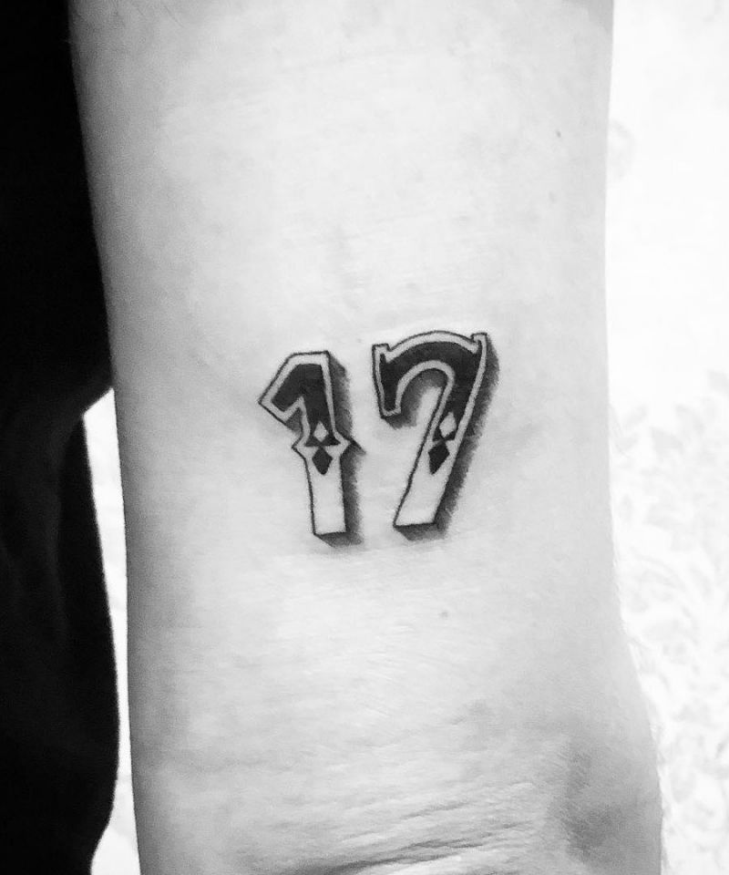 30 Unique 17 Tattoos You Can Copy