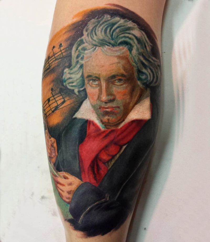 30 Awesome Beethoven Tattoos to Inspire You