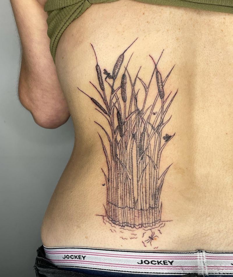 30 Pretty Cattail Tattoos For Your Next Ink