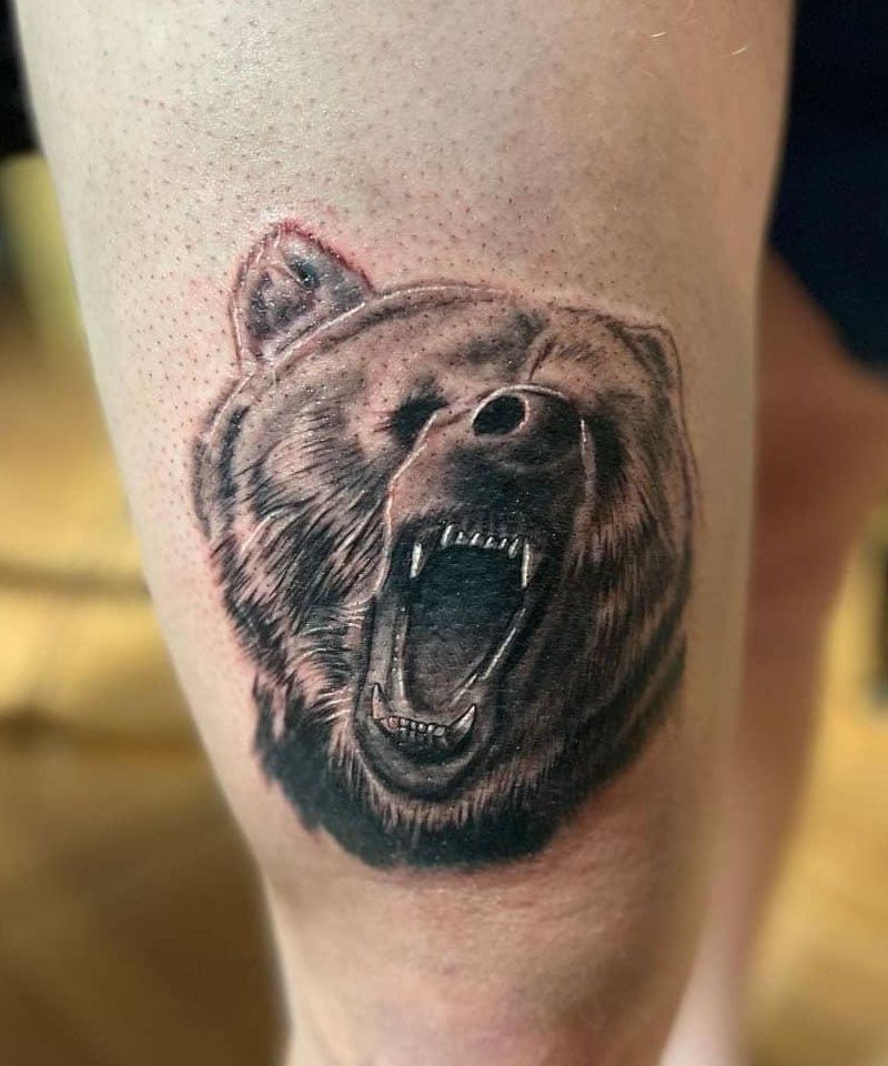 30 Awesome Grizzly Bear Tattoos For Your Next Ink