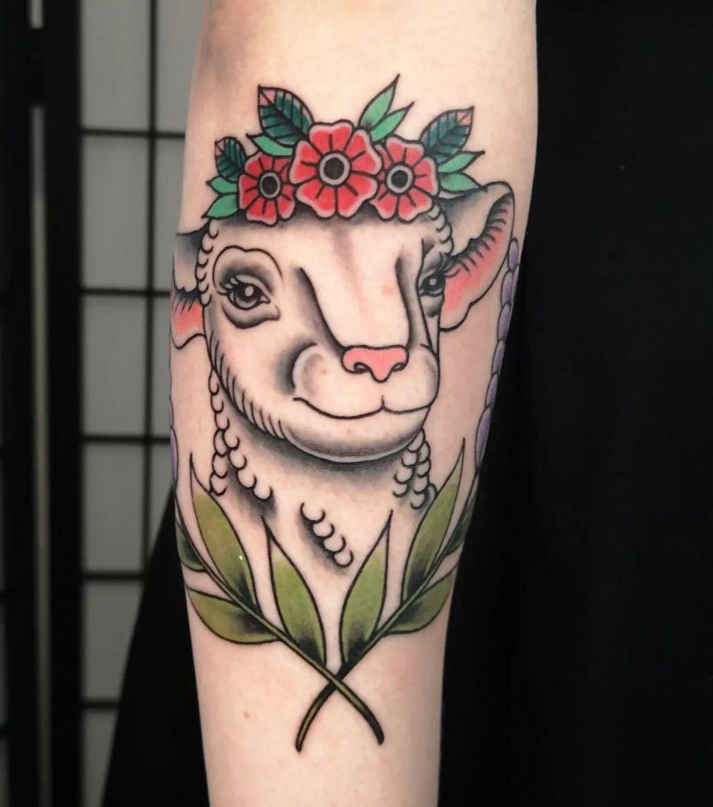 30 Cute Lamb Tattoos You Can Copy