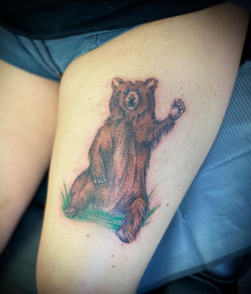 30 Classy Mama Bear Tattoos to Inspire You