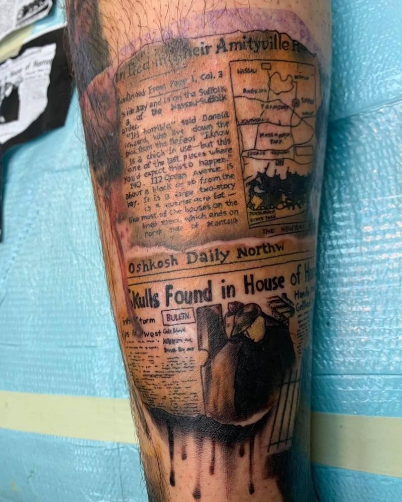 30 Unique Newspaper Tattoos You Must Love