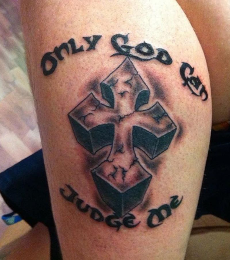 30 Unique Only God Can Judge Me Tattoos You Can Copy