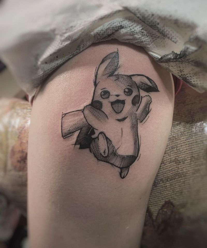 30 Cool Pikachu Tattoos You Can Copy