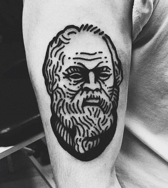 30 Unique Socrates Tattoos for Your Inspiration