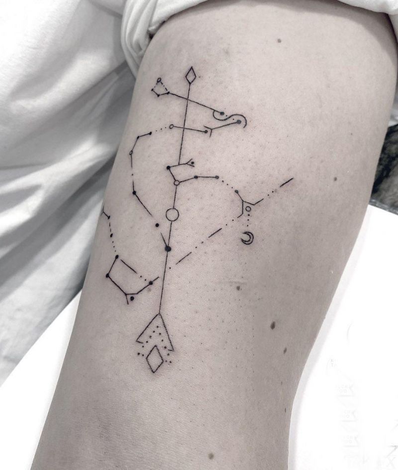 14 Unique Ursa Minor Tattoos You Can Copy