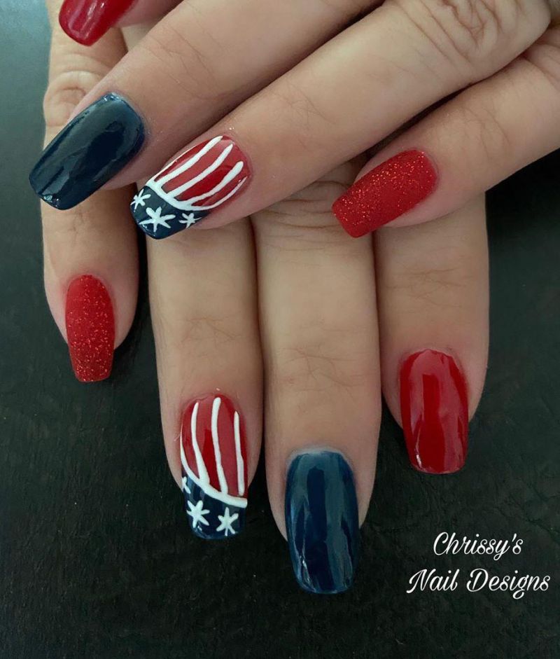 30 Pretty 4th of July Nail Art Designs You Must Love