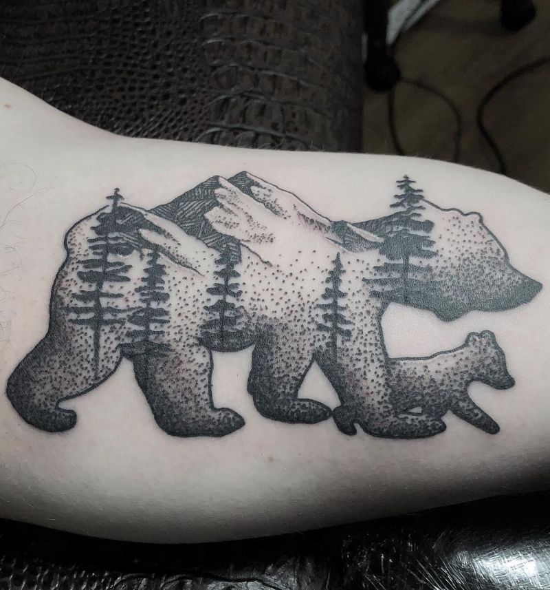 30 Unique Bear Mountain Tattoos You Have To Try