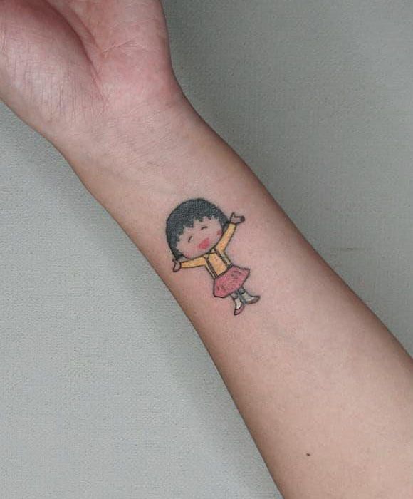 10 Cute Chibi Maruko Chan Tattoos You Can Copy