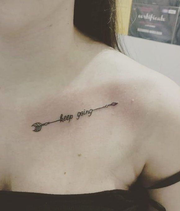 30 Unique Keep Going Tattoos to Inspire You