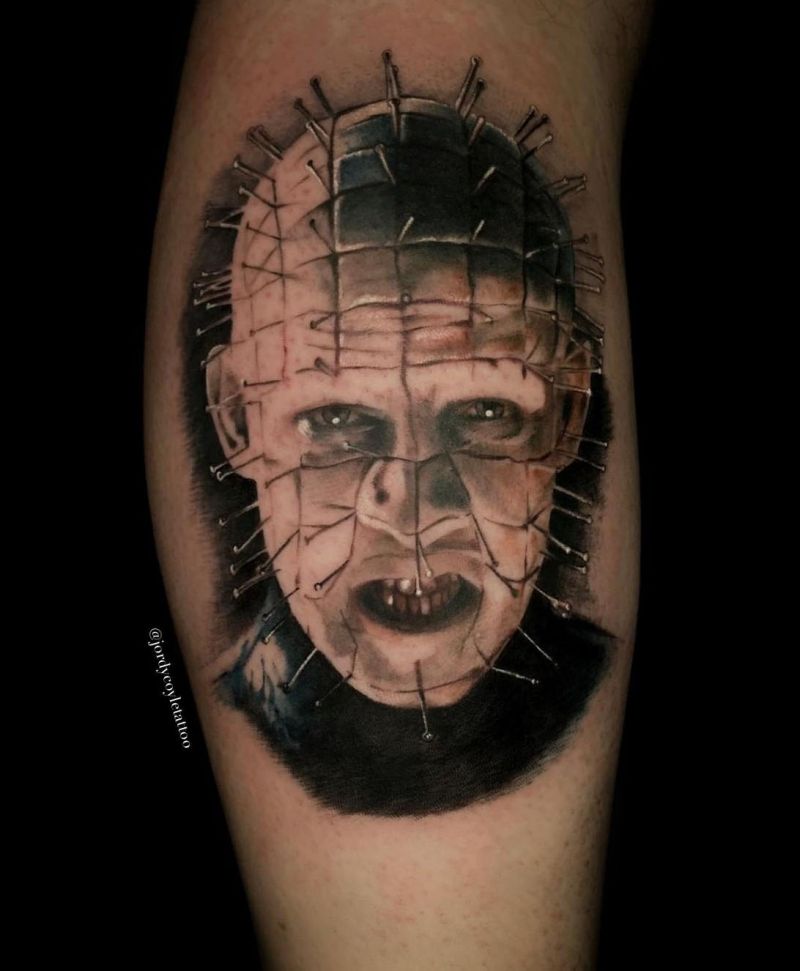 30 Scary Pinhead Tattoos You Must Love